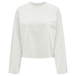 T-Shirt Manches Longues Blanc Femme JDY Washed