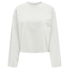 T-Shirt Manches Longues Blanc Femme JDY Washed