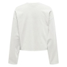 T-Shirt Manches Longues Blanc Femme JDY Washed