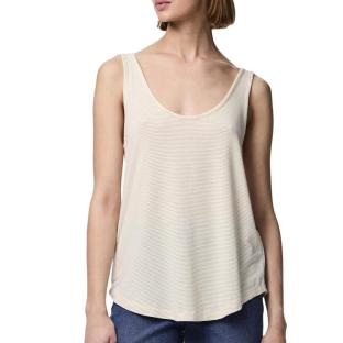 Débardeur Beige/Doré Femme Pieces Billo
