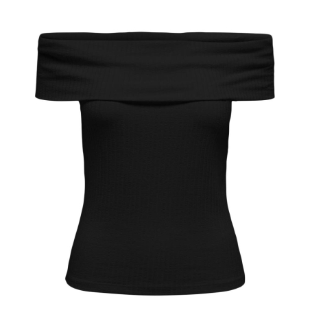 T-Shirt Noir Femme JDY Fransiska 15344028