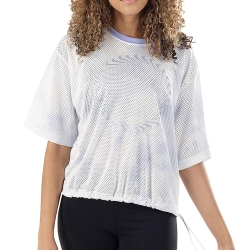 T-shirt Blanc/Mauve Femme Nike Icon Clash