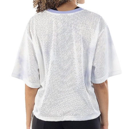 T-shirt Blanc/Mauve Femme Nike Icon Clash