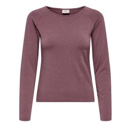 T-Shirt Manches Longues Rose Femme JDY Kaiser
