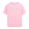 T-Shirt Rose Femme Teddy Smith Glitter