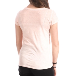 T-shirt Rose Femme Guess Script
