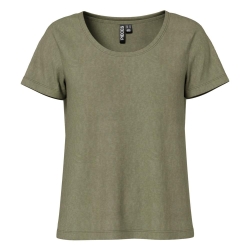 T-Shirt Kaki Femme Pieces Sophie