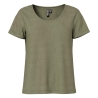 T-Shirt Kaki Femme Pieces Sophie