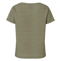 T-Shirt Kaki Femme Pieces Sophie