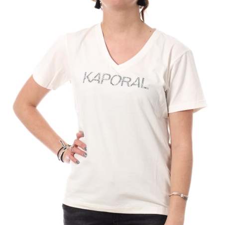 T-shirt Blanc Femme Kaporal SELIVH