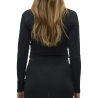 T-Shirt Manches Longues à Paillettes Noir Femme Vero Moda Kanva
