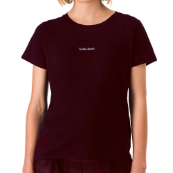 T-shirt Marron Femme Teddy Smith Ribelle