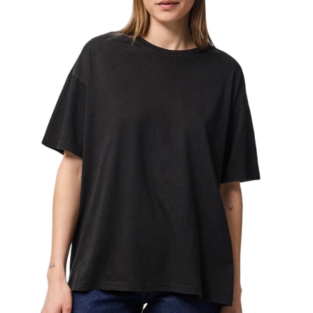 T-Shirt Noir Femme Pieces Loise