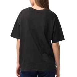 T-Shirt Noir Femme Pieces Loise