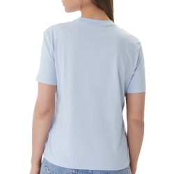 T-Shirt Bleu Femme Calvin Klein Jeans Monog