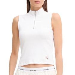 Top Blanc Femme Calvin Klein Jeans A- Woven