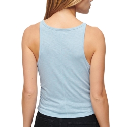 Débardeur Bleu Femme Superdry Ruched