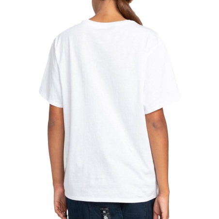 T-shirt Blanc Femme Element Logo Ss W