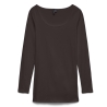 T-shirt Marron Femme Vero Moda Maxi My Ls Soft