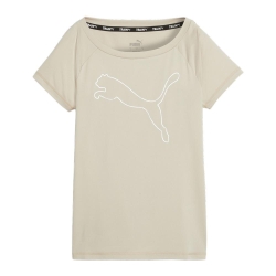 T-shirt de Running Beige Femme Puma 522420