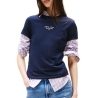 T-Shirt Slim Marine Femme Tommy Hilfiger Logo