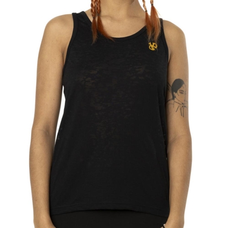Débardeur Noir Femme Von Dutch Zip