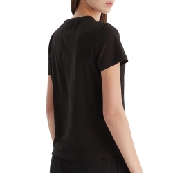 T-Shirt Noir Femme Tommy Hilfiger Linears