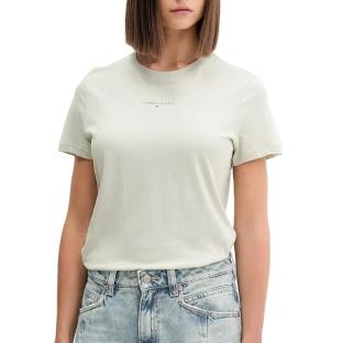 T-Shirt Vert Femme Tommy Hilfiger Linear
