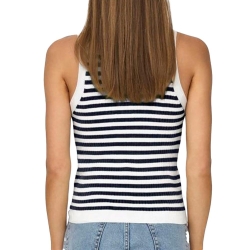 Top à Rayures Marine/Ecru Femme JDY Aya