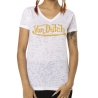 T-shirt Blanc Femme Von Dutch Classic