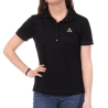 Polo Noir Femme Le Coq Sportif Coq