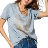 T-shirt Bleu Femme Kaporal SOLAR