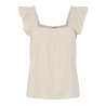 Débardeur Beige Femme Pieces Pia