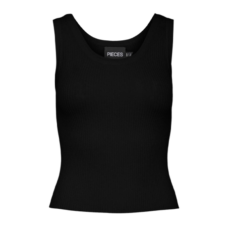 Débardeur Noir Femme Pieces Prista