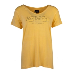 T-shirt Jaune Femme Von Dutch ROAN