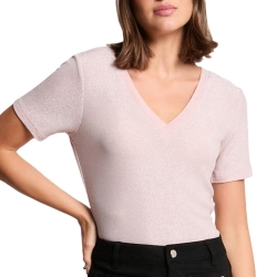 T-shirt Rose Clair Femme Morgan Diwi