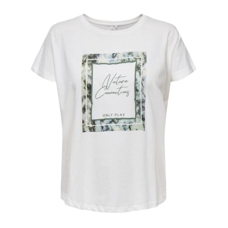 T-shirt Blanc Femme Only Life