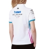 Polo Blanc/Turquoise Femme Kappa Adrew
