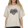 T-Shirt Beige Femme Only Lucy