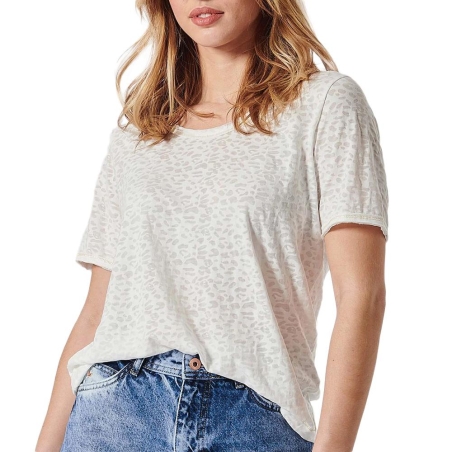 T-Shirt Blanc Femme Kaporal FLOY