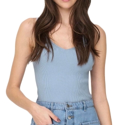 Débardeur en Maille Bleu Femme JDY Nanna 15180497