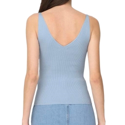 Débardeur en Maille Bleu Femme JDY Nanna 15180497