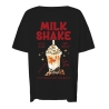 T-shirt Noir Femme Noisy May Pizza