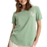 T-shirt Vert Femme Roxy Oceanwave