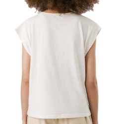 T-shirt Ecru Femme Pepe Jeans Anabelle