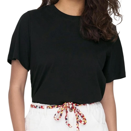 T-shirt Noir Femme JDY Pisa