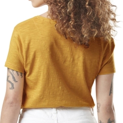 T-shirt Jaune Femme Von Dutch Vintage
