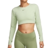 T-Shirt Vert Femme Nike Crop