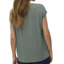 T-Shirt Vert Femme Vero Moda Lava