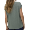 T-Shirt Vert Femme Vero Moda Lava